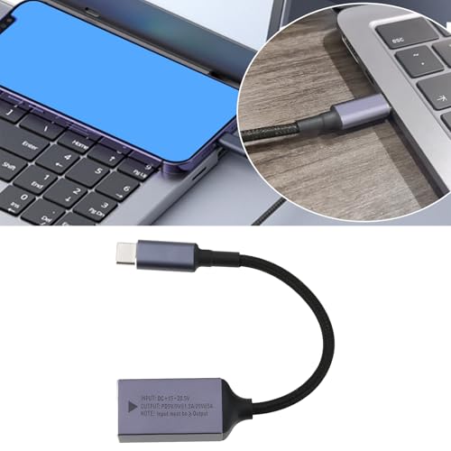 Adaptador USB-C a Lenovo punta delgada cable de carga 100W boca cuadrada 11mm para portátil 3