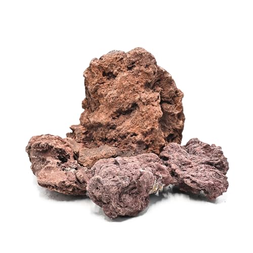 KINGRUI Red Lava Rock Natural Volcanic Stones 4