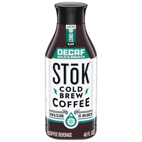 SToK Decaf Cold Brew Coffee, Bold & Smooth Arabica-Based Ble...