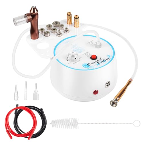 AIMENGXI 3 in 1 Diamond Microdermabrasion Machine, Professional Microdermabrasion Device with Vacuum Spray, Beauty Facial Skin Care Dermabrasion Equipment for Salon Personal Home Use