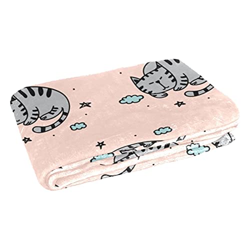 Couverture chat endormi un plaid doux et chaud plein de tendresse - 3