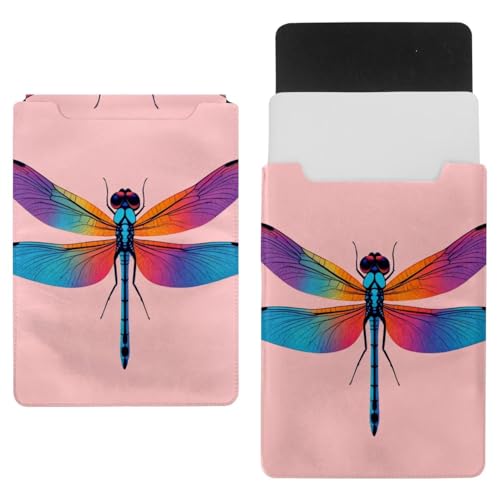 Housse portable 13,8 x 10,2 pouces libellule rose pour éviter les rayures dans votre sac