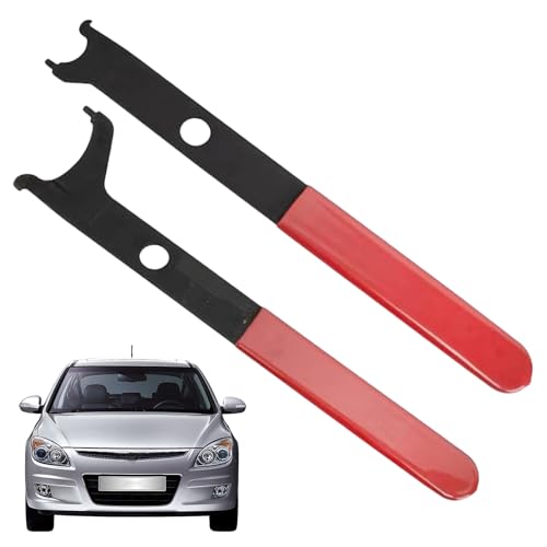 Genérico Extractor de Retenes | Herramienta para Extraer Retenes del Cigüeñal de Coche | Juego de 2 Piezas para Reparación Automotriz con Empuñadura Antideslizante para Sedán AutoTaller Hogar