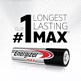 Energizer MAX AA Batteries (20 Pack), Double A Alkaline Batteries