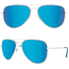 Silver Frame/Ice Blue Lens