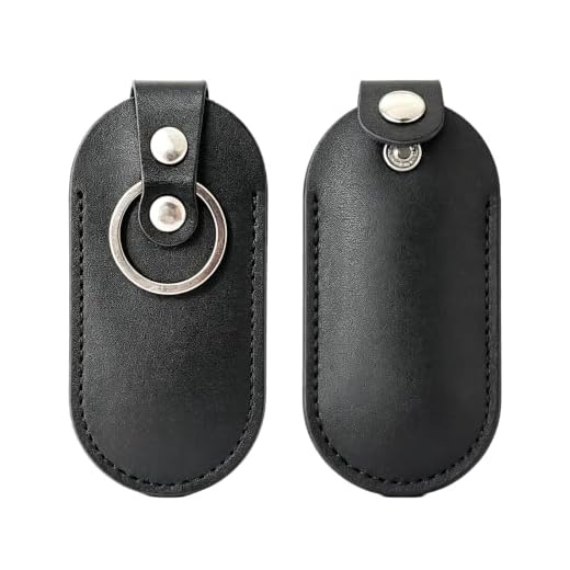 XNDGURE 2PCS Dermis USB Storage Case Leather Cover for USB Flash Drive Easy Storage (Ellipsoid)