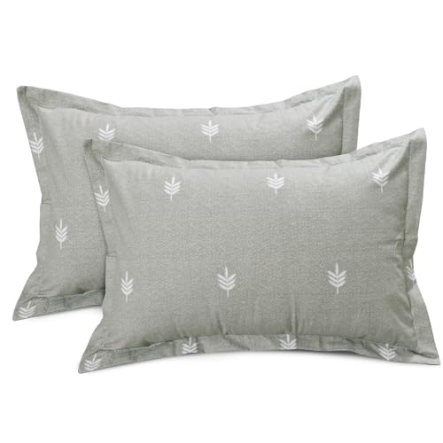 Image of Huesland by Ahmedabad Cotton 144 TC Cotton Elastic Fitted Bedsheet King Size with 2 Pillow Covers | 72 x 78 inches