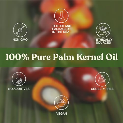 Soapeauty Palm Kernel Oil Flakes | 100% Pure & Natural | Cosmetic Grade for Soap Making & DIY Skincare | 48 oz