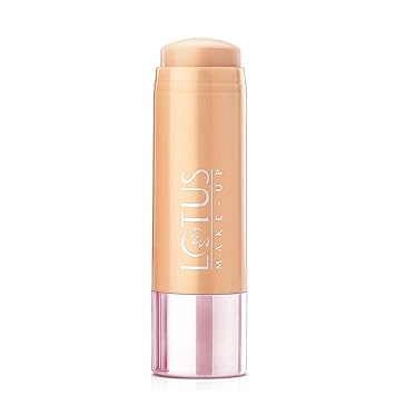 Lotus Makeup Ecostay Spot Cover All In One Make Up Stick Nude Beige, Matte Finish, 6.5 g