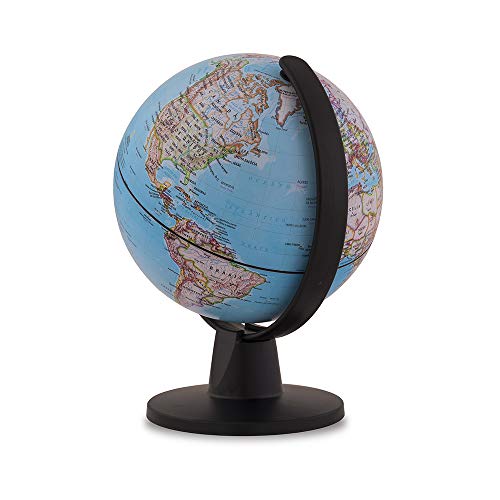 Tecnodidattica – Mini globo terrestre NATGEO Classic 16| Pequeno com cartografia físico-política ofi