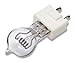 GE 600 Watt Overhead Projector Lamp, 120 Volt, 2-Pin, Ceramic Base (VA-DYS-6)