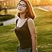 Camera Glasses 1080P HD Mini Video Glasses - Wearable Camera Eye Glasses Mini Camera Support Max 32GB SD Card (Without SD Card)
