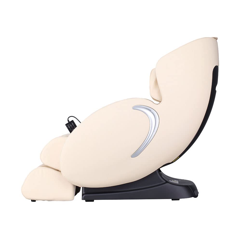 Home Deluxe - Sillón de masaje SONO Beige - incl. función de gravedad cero, Bluetooth y calefacción I Sillón de masaje Sillón relax con función de calor
