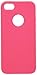 Deluxe Rose Pink White Fashion Sweety Girls TPU + PC 2-Piece Style Hard Case Cover for Apple iPhone 5 5G + Screen Protector