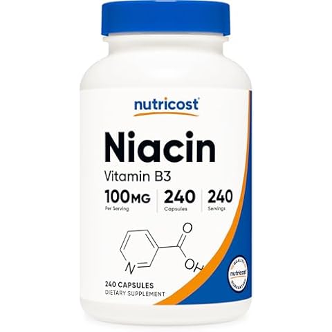 Nutricost Niacin 100mg Capsules Cover