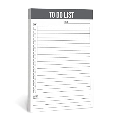 Jot & Mark To Do List Notepad (White)