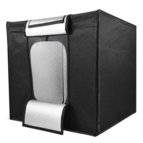 Cosiki Fotografia a Scatola Luminosa, Scatola Luminosa Fotografica con da Studio Portatile Pieghevole Box Luminoso Pieghevole per Principianti e Professionisti (Spina europea)