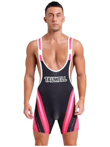 Standard Sports Singlet for Mens Wrestling Uniform Work-Out Singlets Surfing Bathing Suit