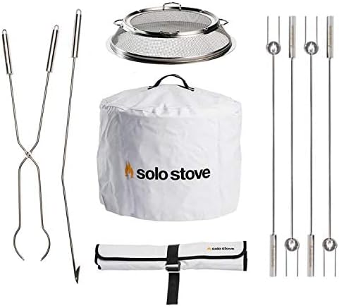 Amazon.com : Solo Stove Bonfire Accessory Only Bundle Includes Bonfire  Shield, Bonfire Shelter, Fire Pit Roasting Sticks and Fire Pit Tools Great  Fire Pit Accessory Bundle : Patio, Lawn u0026 Garden
