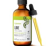 UpNature Lime Essential Oil - 100% Natural & Pure , Undiluted, Premium Quality Aromatherapy Oil- Lime Oil for Skin Care, Hair Care, Massage, Uplift Mood & Improve Focus, 4oz