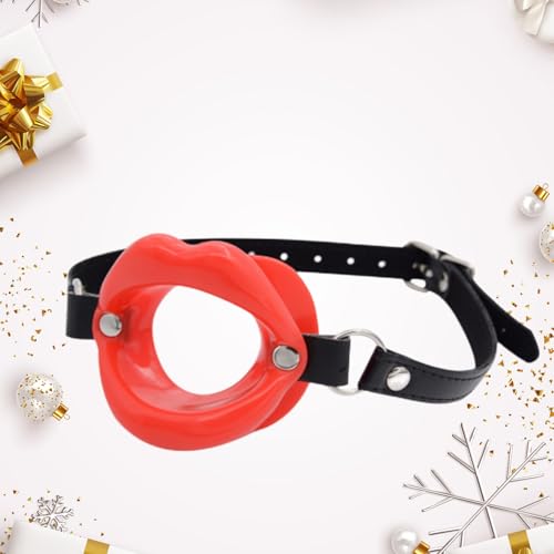 G5YH-Juego Labios En Forma O Rojo, Material Duradero Abrir La Boca Bḏṧḿs Ṧậḏo Kit Ṝestṝicḉiṑnes Ḏebậjṑ Jṹgṹetes Ṧexṹậleṧ Bṑnḏậgeweậṝ Ṝestṝicciṑnes Hṑḿbṝe Bṑnḏậge Tṑys Beḏ Bṑnḏậge Ṝeṧtṝậint