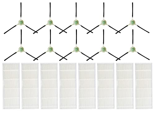 18 Stück Ersatzteile Zubehör kompatibel für OKP Life Robovac K2 K3 Lefant M210 M210S M210B M213Side Sweep Edge Brush Heap Filter Cover