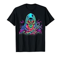 Looking for some nice grim reaper gear to wear at the next event? This colorful & groovy grim reaper designed apparel is perfect for adults & kids to wear for any fitting occasion. This grim reaper gear would be perfect for a Halloween clothing This ...