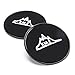 Black Mountain Products Core Exercise Sliders Gliding Discs (Set of 2), Black