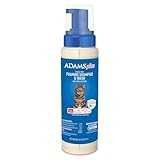 ADAMS Plus Flea & Tick Foaming Shampoo & Wash for Cats & Kittens, Flea Shampoo to Treat Flea Infestations, Kills Ticks, Fleas, Flea Eggs & Lice, Cleans and Conditions Coat, 10 Ounces