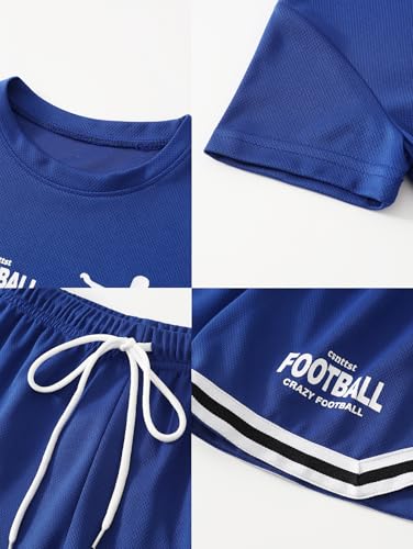 Image of Boys' Shorts Set 6 Pieces Short Sleeve Tee T-Shirt and Shorts Set Boys Outfits Clothing Set 4-12Y