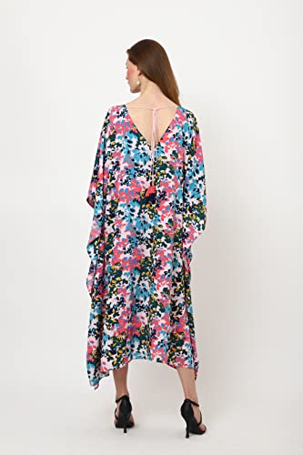 Robe de plage rouge fleuri ample chic pour vos vacances d'été - 5