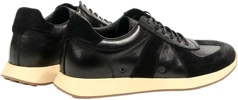 Men's Casual Leather Shoes Comfortable Shoes Non-Slip Rubber Soft Sole Lace-ups Shoes Breathable Lining Durability Leather Upper Sneakers Walking Shoes(D,7)