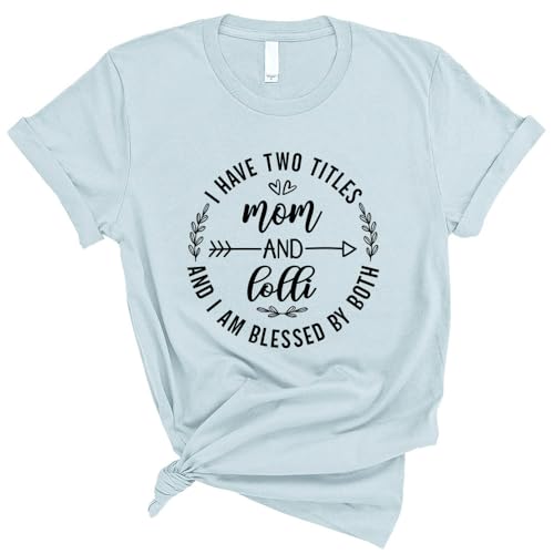 Lolli Two Titles Shirt Unisex X-Large Light Blue