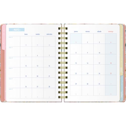 Dohe, 2025 Diary, Week to View, A5 (15 x 21 cm), 12 Months January to December, Double Ring Closure, Stickers - Image 4