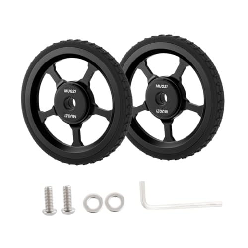 QSTDGVPW Ruedas Fáciles para Bicicleta de Aluminio Aleación de Aluminio Hollow Hollow Estable Ruedas de Reemplazo Auxiliar Liviano, Cuerpo Delgado Negro