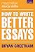 Produktbild How to Write Better Essays (Bloomsbury Study Skills)