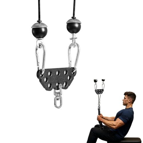 Multi-Grip LAT Pulldown Bar with Rotating Adapter