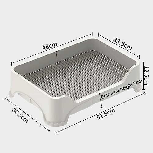 Toilettes pour chiens d'intérieur double couche pour petits chiens - 2