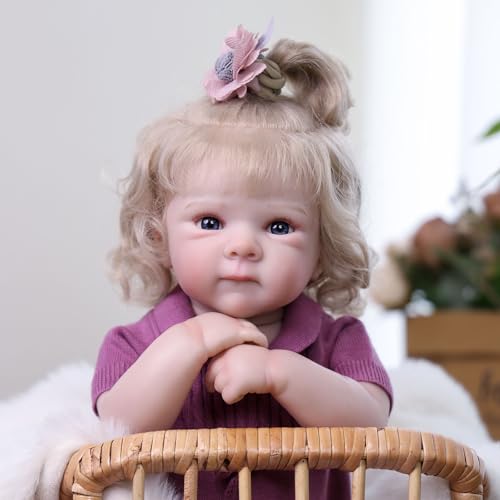 Tookyhill Reborn Baby Dolls, 18 Inch Realistic Toddler Doll Girl