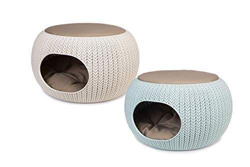 Cama Puff com Almofada para Cães e Gatos Cozy Pet Curver