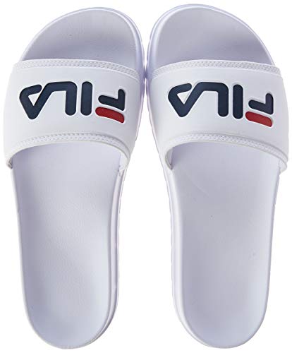 Chinelo Drifter Bold, Fila, Feminino, Branco/Marinho/Vermelho, 37
