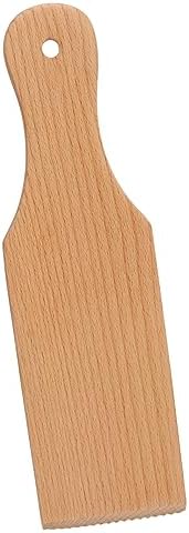 Beechwood Gnocchi Board & Butter Paddles Set - Wooden Pasta Maker Tool for Homemade Gnocchi, Ravioli & Italian Pasta with Non-Stick Ridges, Kitchen Gadgets Gift