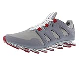 adidas Men's Springblade Pro Solid Grey/Grey/Power Red Synthetic Running Shoes 7.5 M US