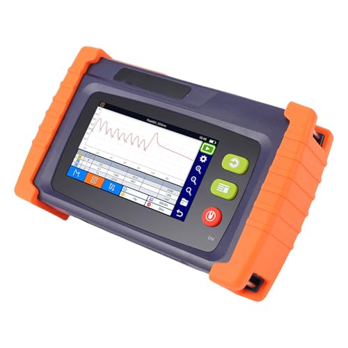 Sorandy OTDR Fiber Optic Tester, Dynamic Optical Time Domain Reflectometer, 4.3 Inch Touch Screen Tester with Built in Post Processing Software, Ideal for FTTx Access Network Construction