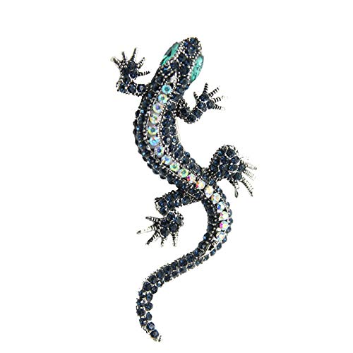Tuipong Personalidad Gecko Broche Rhinestone Animal