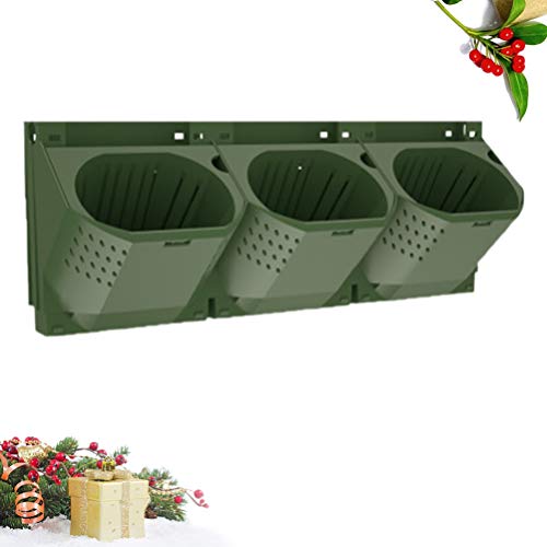 Yardwe Vertical Garden Wall Planter Stackable Plant Pot Wall Mounted Hanging Flower Pot For Balcony Garden Home Office Doorway Yard #TOP1