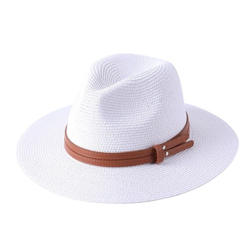Chapeau de paille naturel pour flâner à la plage cet été en toute élégance