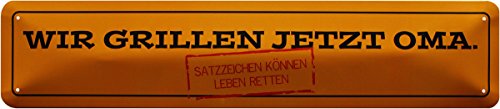 Plaque inscription allemand format 46 x 10 cm str227 - 2