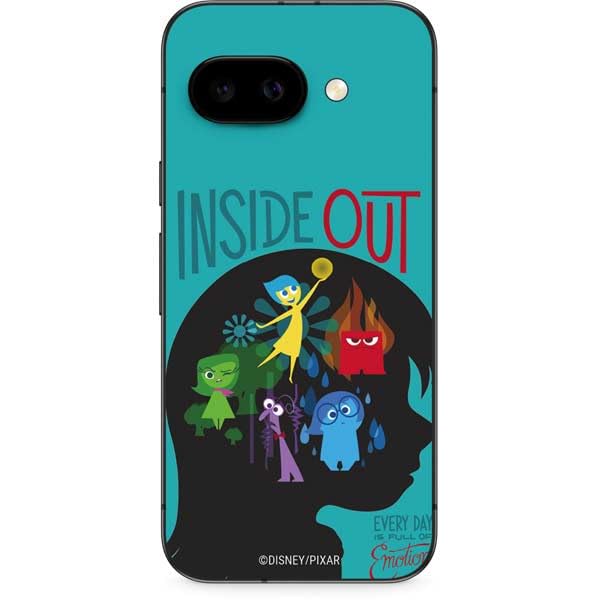 Skinit Decal Phone Skin Compatible with Google Pixel 9a - Officially Licensed Disney Inside Out Riley‚Äôs Emotions Design