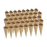 Veemoon 90 Conos de Papel para Manualidades y Bodas Conos de Pétalos de Papel sin Olor Resistentes y Prácticos Paquete de 90 Unidades para Confeti Dulces y Decoración de Fiestas